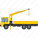 construction, machinery, vehicle, loader, hook, tractor