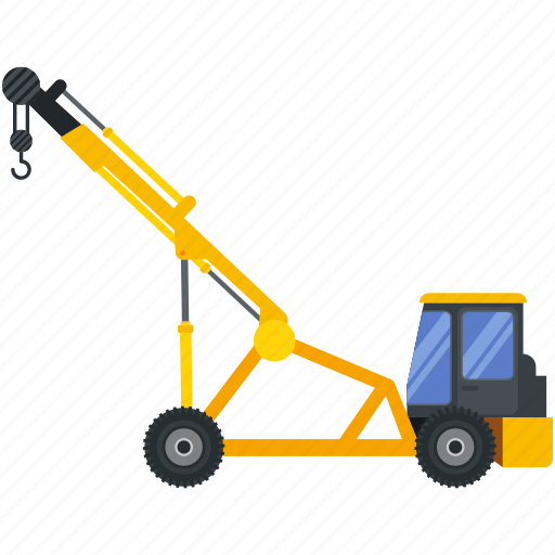 Construction, machinery, vehicle, loader, hook, tractor icon - Download on Iconfinder