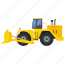 construction, machinery, vehicle, tractor, bulldozer 