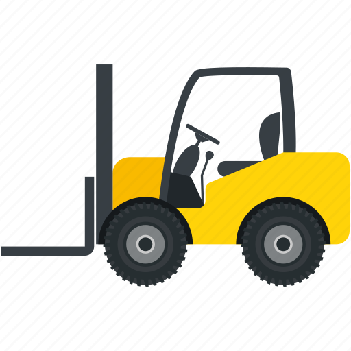 Construction, machinery, vehicle, forklift, warehouse icon - Download on Iconfinder