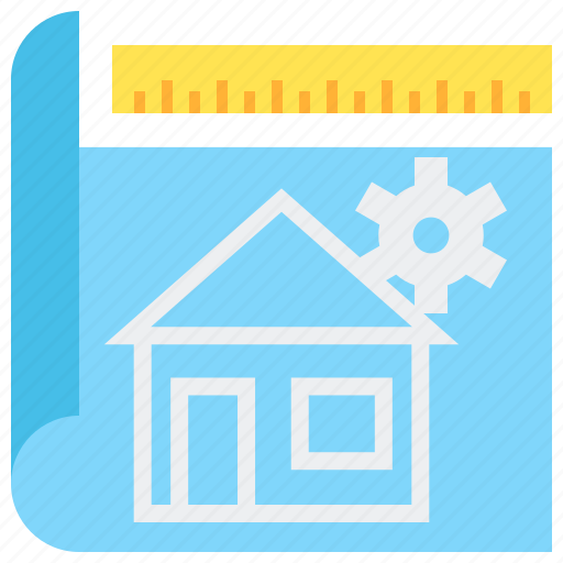 Blueprint, building, engineering icon - Download on Iconfinder
