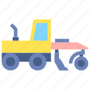 construction, grader, truck, vehicle