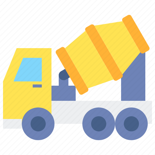 Mixer, truck, vehicle icon - Download on Iconfinder