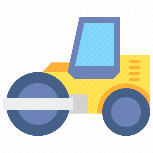 Road, roller, vehicle icon - Download on Iconfinder