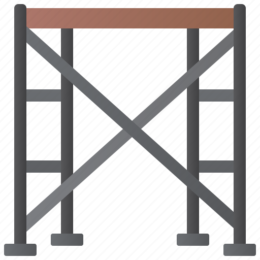 Architecture, builder, construction, ladder, scaffolding icon - Download on Iconfinder