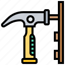 carpenter, hammer, nail, repair, tool 