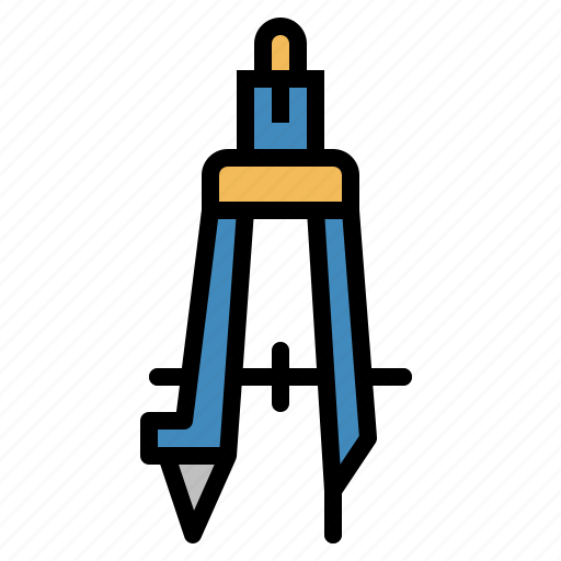 Compass, draw, drawing, utensils icon - Download on Iconfinder