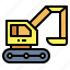 construction, loader, transport, truck 