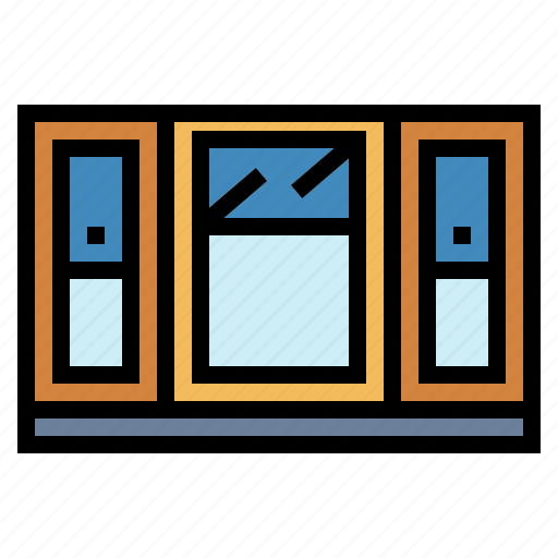 Buildings, glass, house, window icon - Download on Iconfinder
