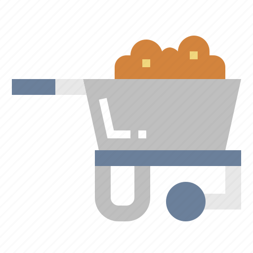Cart, construction, trolley, wheelbarrow icon - Download on Iconfinder