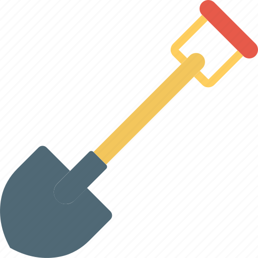 Digging tool, gardening tool, shovel, spade, tool icon - Download on Iconfinder