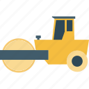 bulldozer, construction machine, isometric construction