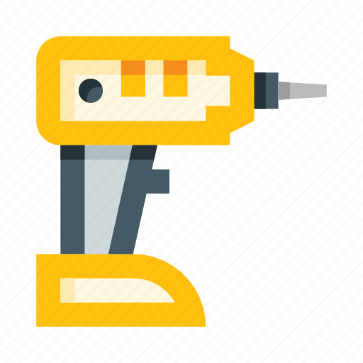 Construction, electric, screwdriver, drill, power, tool, equipment icon - Download on Iconfinder