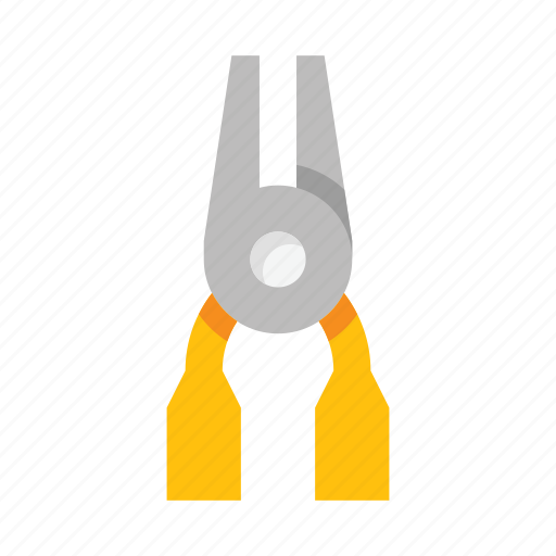 Construction, tools, pliers, pincers, forceps, tool, cut icon - Download on Iconfinder
