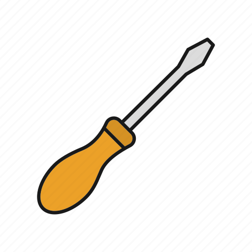 Hand tool, instrument, mechanic, repair, screwdriver, turnscrew icon - Download on Iconfinder