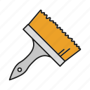 brush, glue brush, instrument, paintbrush, renovation, repair