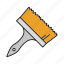 brush, glue brush, instrument, paintbrush, renovation, repair 