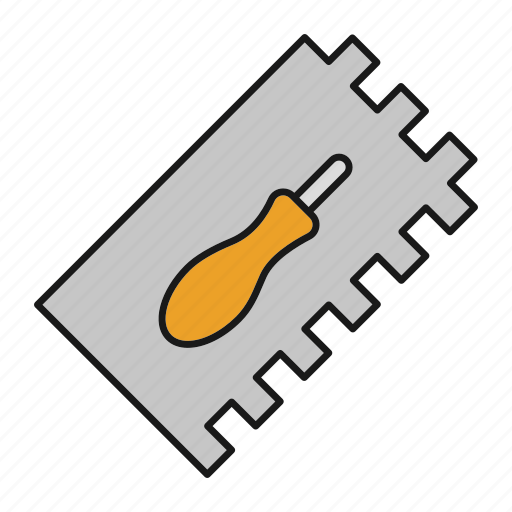 Hand tool, instrument, putty, repair, spatula, trowel icon - Download on Iconfinder
