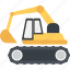 construction, excavator, transport, vehicle, work 
