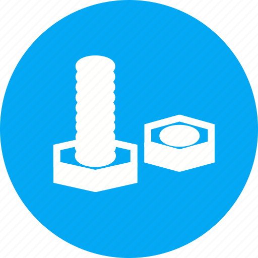 Bolt, construction, equipment, hardware, metal, nut, tools icon - Download on Iconfinder