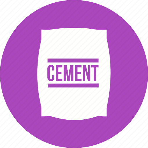 Bag, cement, concrete, construction, container, plaster, raw material icon - Download on Iconfinder