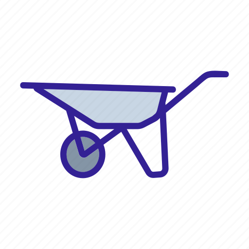 Carry, cart, construction, handcart, work icon - Download on Iconfinder