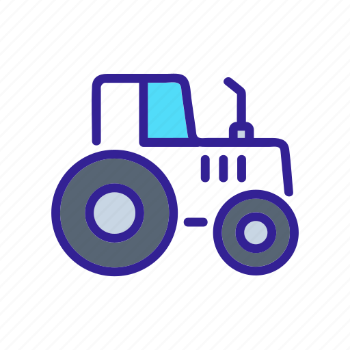 Construction, motor, technology, tractor, vehicle icon - Download on Iconfinder