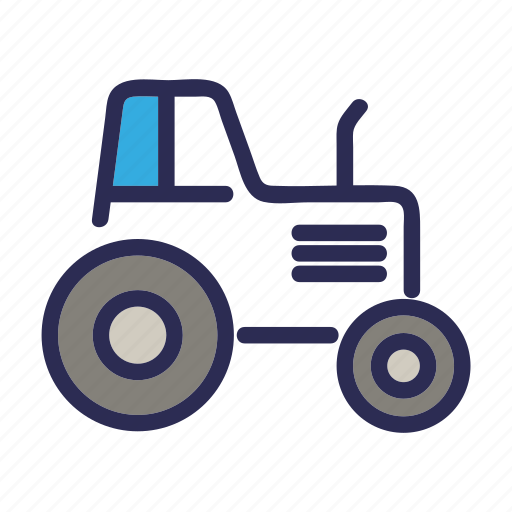Agricultural, agrimotor, farm, tractor, transport icon - Download on Iconfinder