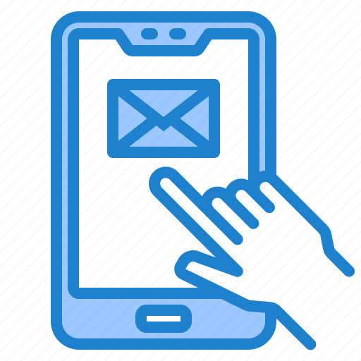 Blue, contact, email, envelope, letter, mail, message icon - Download on Iconfinder