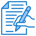 agreement, blue, contact, contract, document, pen, signature
