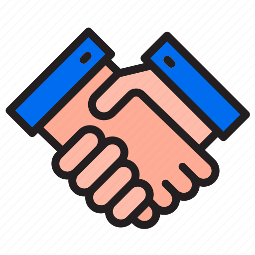 Agreement, business, colorline, comtact, contact, hand, shakehand icon - Download on Iconfinder