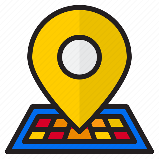 Colorline, contact, gps, location, map, navigation, pin icon - Download on Iconfinder