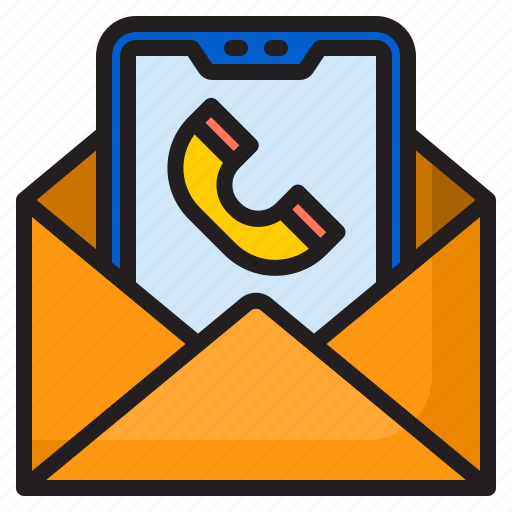 Colorline, contact, email, mail, mobile, phone, smartphone icon - Download on Iconfinder