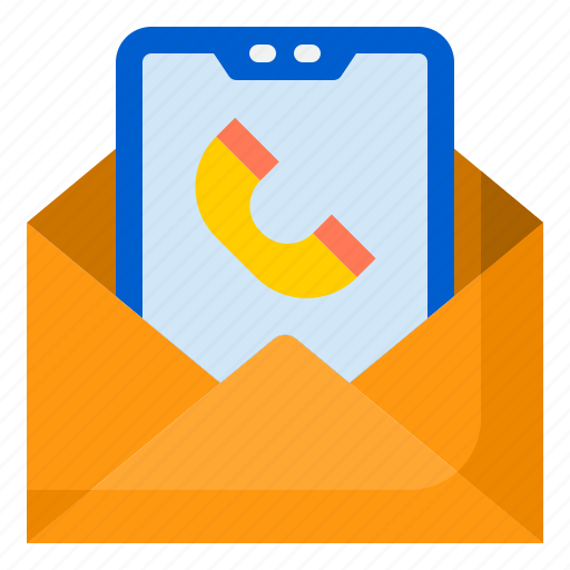 Contact, email, mail, mobile, phone, smartphone icon - Download on Iconfinder