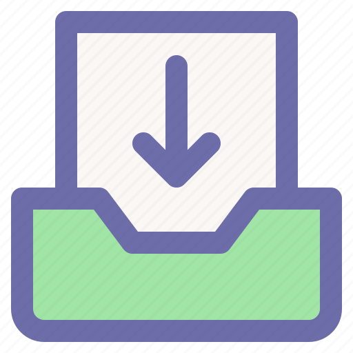 Inbox, message, mail, mailbox, communication icon - Download on Iconfinder
