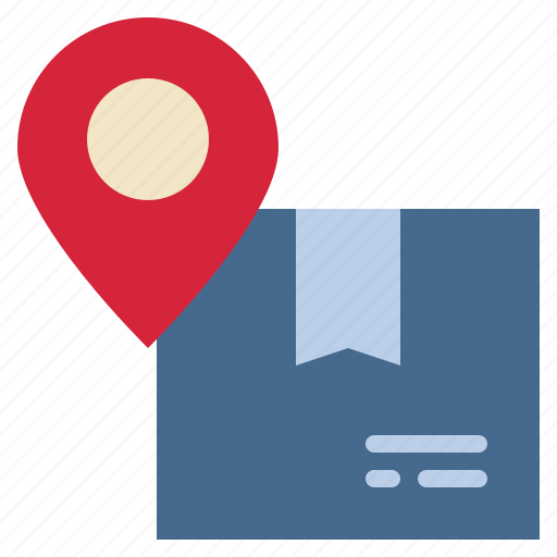 Box, gps, pin, delivery, customer, services icon - Download on Iconfinder