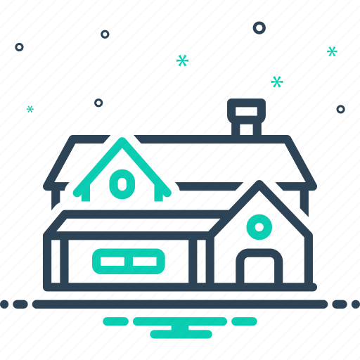 Home, house, dwelling, mansion, residence, habitation, accommodation icon - Download on Iconfinder