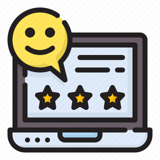 Feedback, review, smile, customer, rate, communications, user icon - Download on Iconfinder