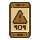error, warning, communications, screen, smartphone