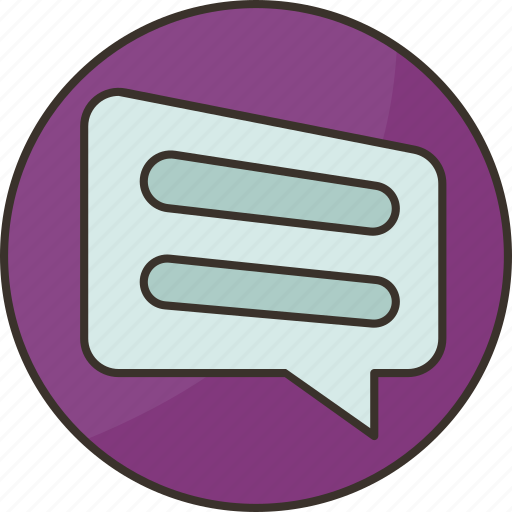 Chat, message, contact, discussion, communication icon - Download on Iconfinder