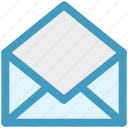 email, envelope, letter, message, open, open envelope, receive 