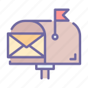 letter, post, mailbox, mail, envelope, message