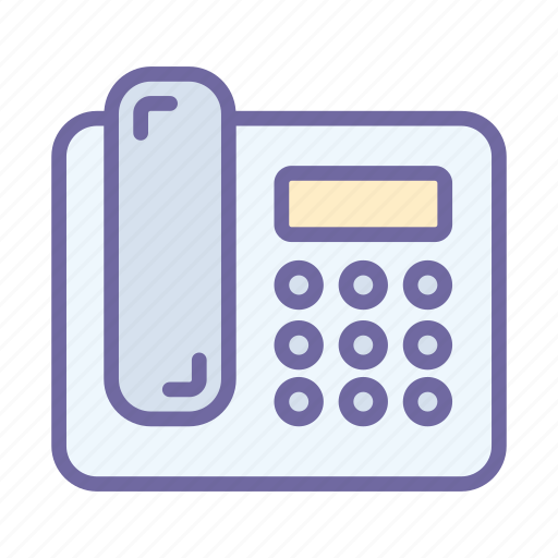 Phone, telephone, old, office, stationary icon - Download on Iconfinder