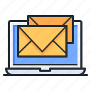 email, letter, laptop, correspondence