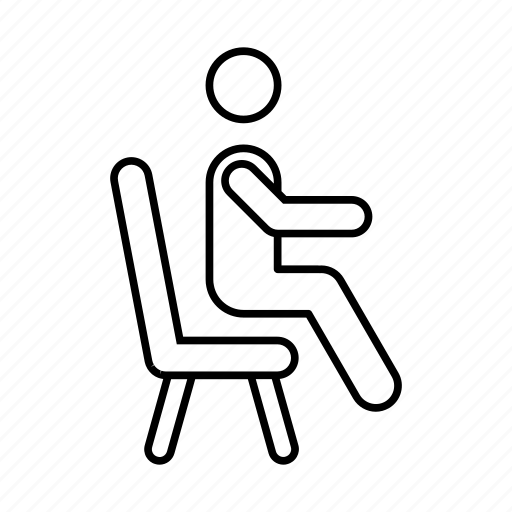 Man, chair, office, interior, person icon - Download on Iconfinder