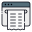 e, receipt, internet, banking, browser, invoice, bill, payment, validating, ticket, commerce, and, shopping 