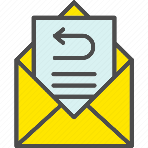 Arrow, backarrow, backword, mail icon - Download on Iconfinder