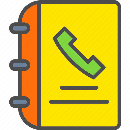 Book, telephone, communication, contact, us icon - Download on Iconfinder