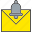 email, envelope, letter, mail, message, new, notification, 1 