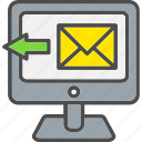 email, inbox, letter, send